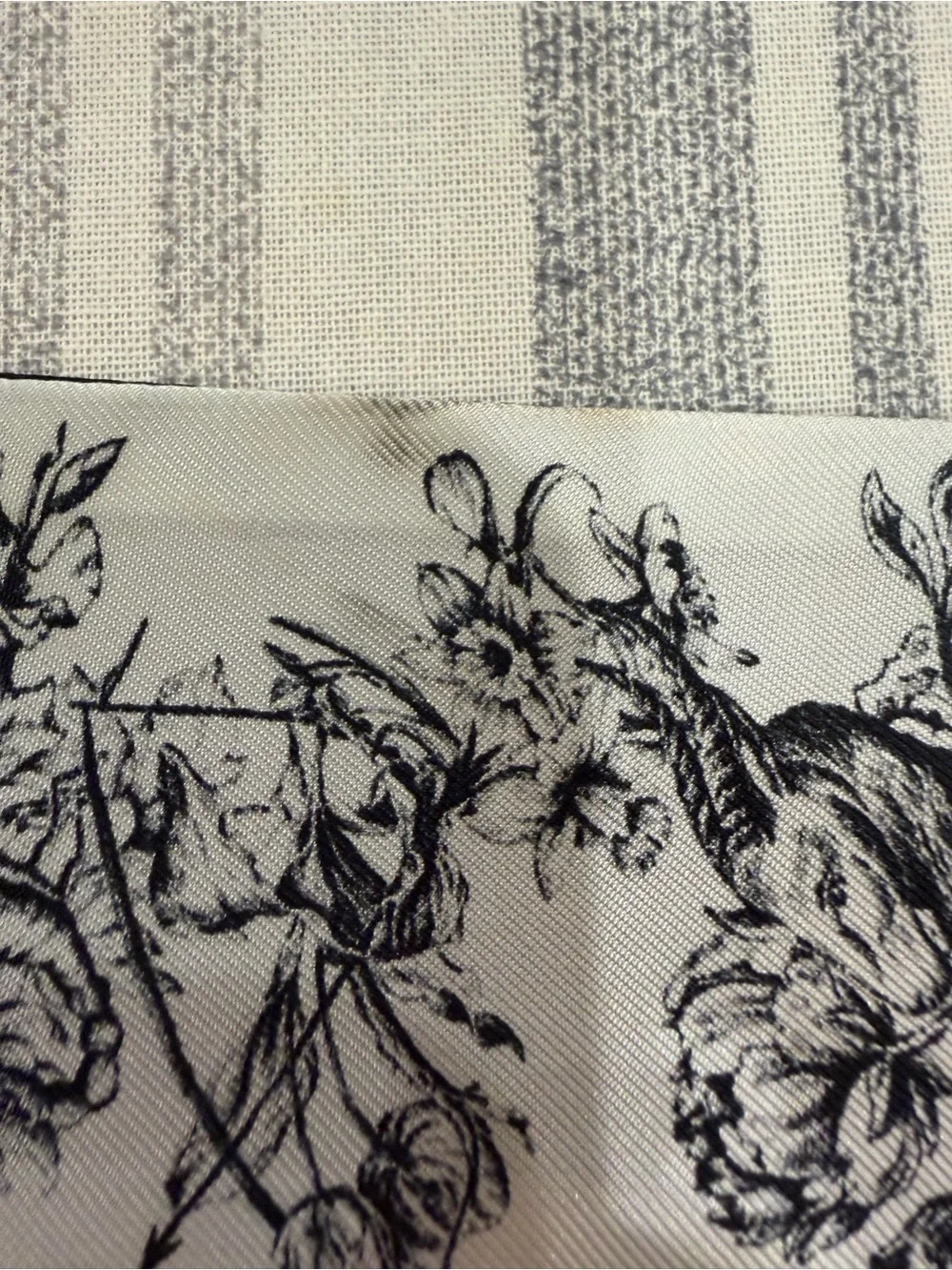 Christian Dior Silk Mitzah Scarf Toile de Jouy Animals Black/White